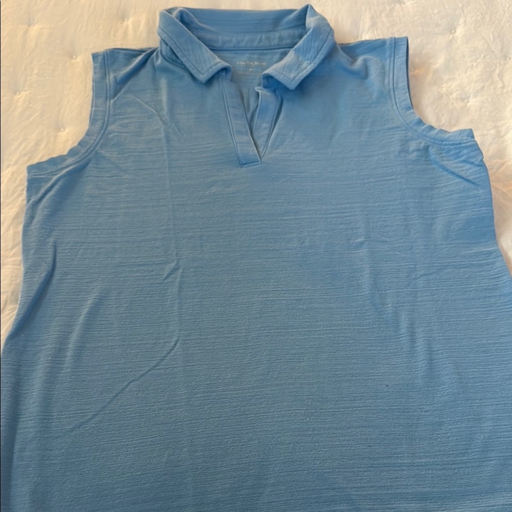 Talbots Light Blue Sleeveless Top